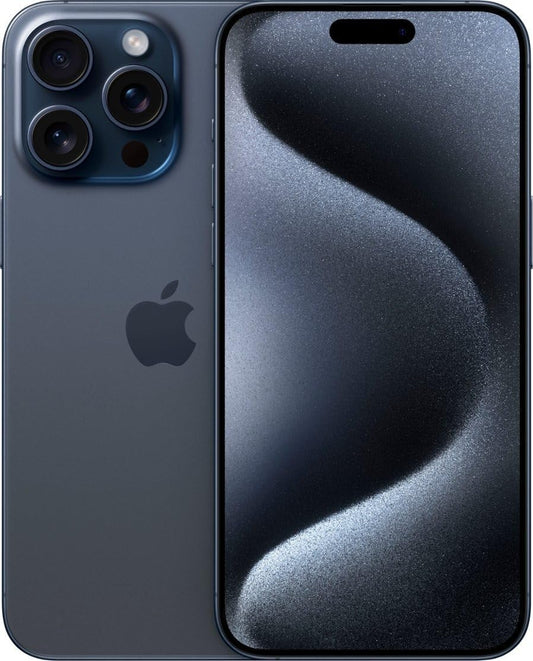 Apple iPhone 15 Pro Max 1TB Blue Titanium (AT&T Renewed)