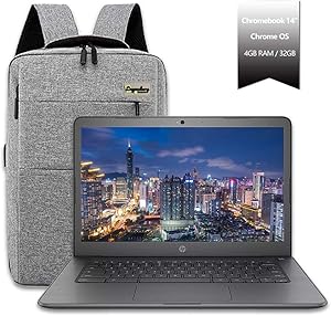 HP Celeron N3350 14" Chromebook Touchscreen