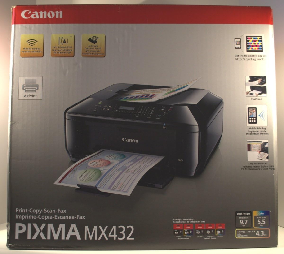 Canon MX432 PIXMA Wireless All-in-One Printer - Scanner/Copier