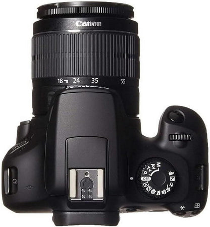 Canon EOS 4000D DSLR Camera + 18-55mm Lens Bundle (Renewed)