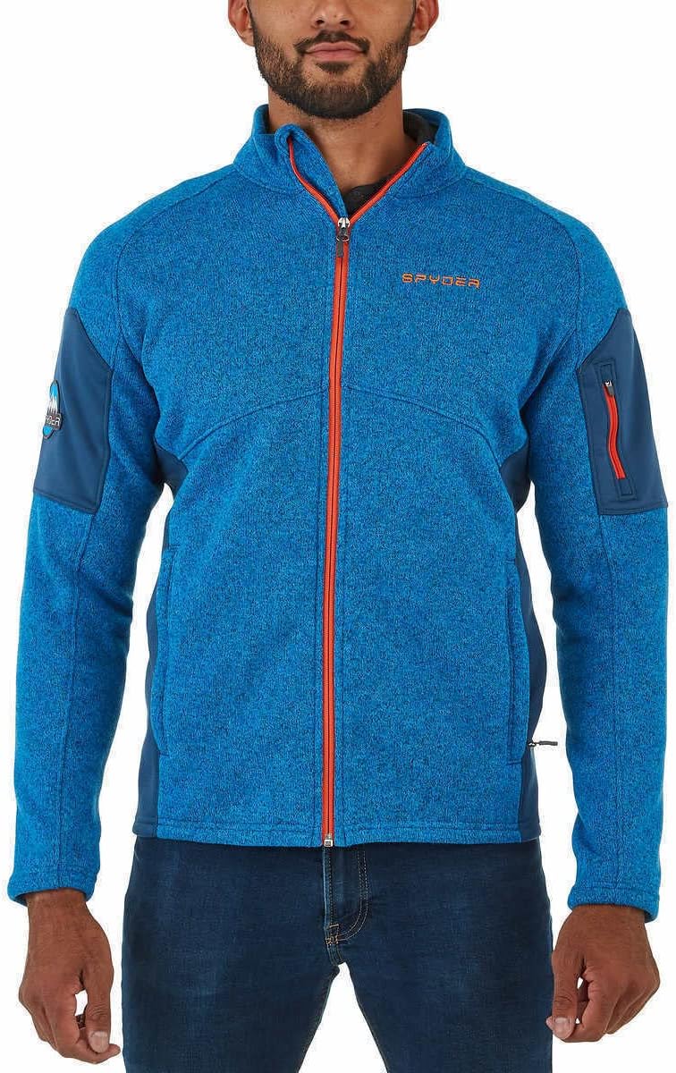 Spyder Jacket - Men's Empire Fleece Full Zip with Pockets — main product image