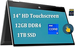 HP Pavilion X360 14 2-in-1 Laptop i3-1115G4 Renewed
