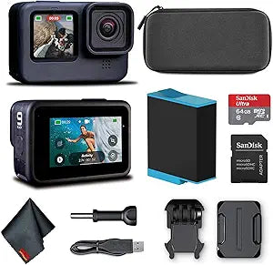 GoPro HERO9 Black 5K Action Camera Bundle