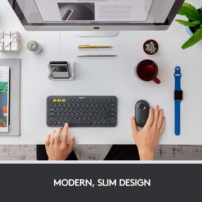 Logitech 910-005743 Pebble Wireless Silent Mouse, Graphite