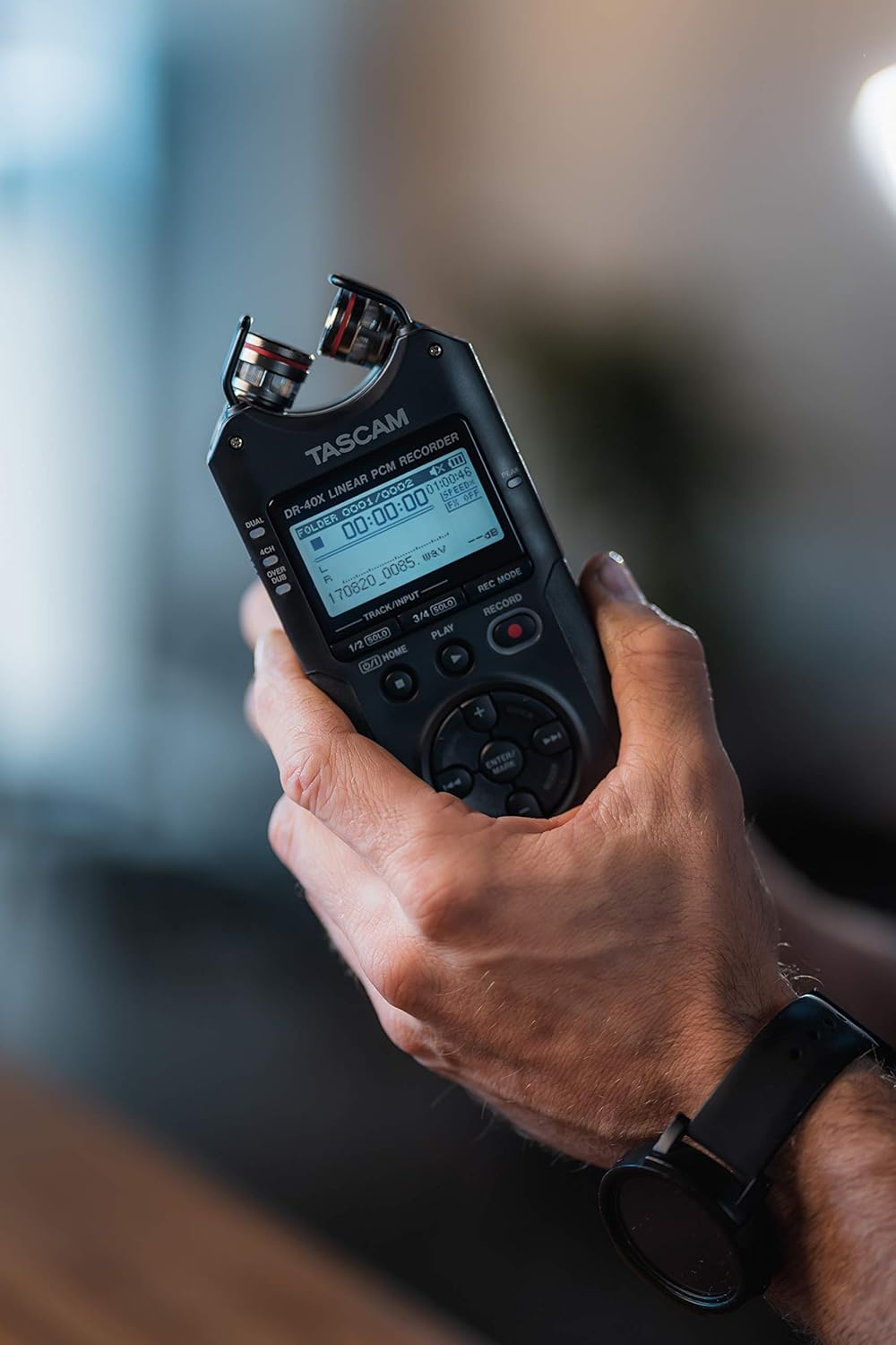 Tascam DR-40X Portable Four-Track Audio Recorder