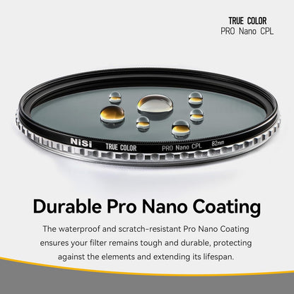 NiSi NIR-TCCPL-77 77mm True Color CPL Polarizing Filter