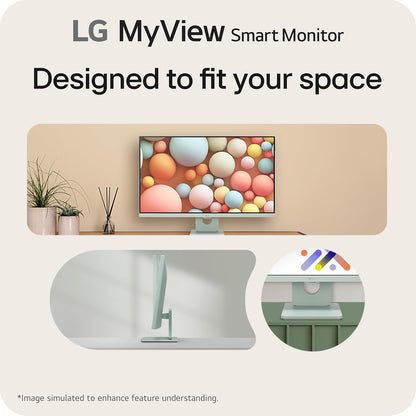 LG 27SR50F-G.AUS 27" MyView Smart Monitor Green