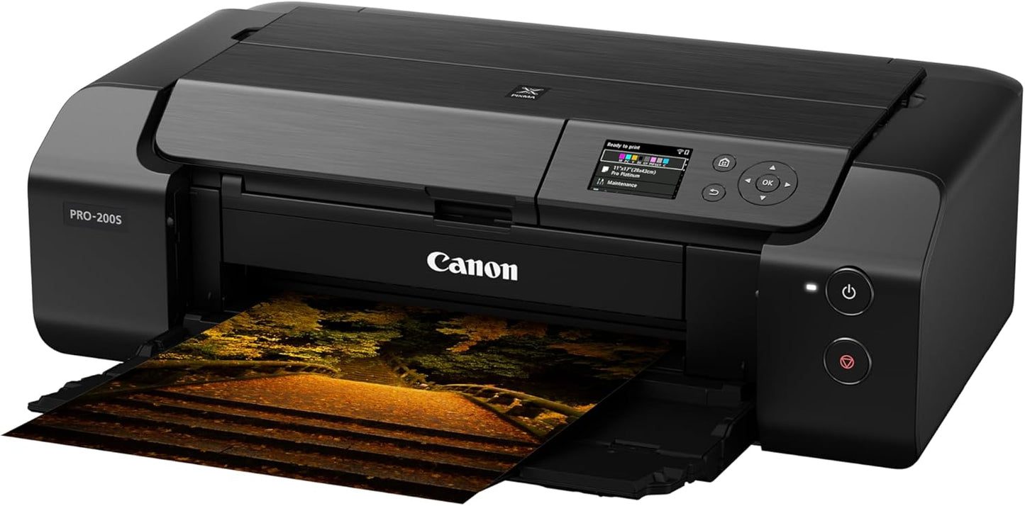 Canon 6875C002 PIXMA PRO-200S Wireless Inkjet Photo Printer