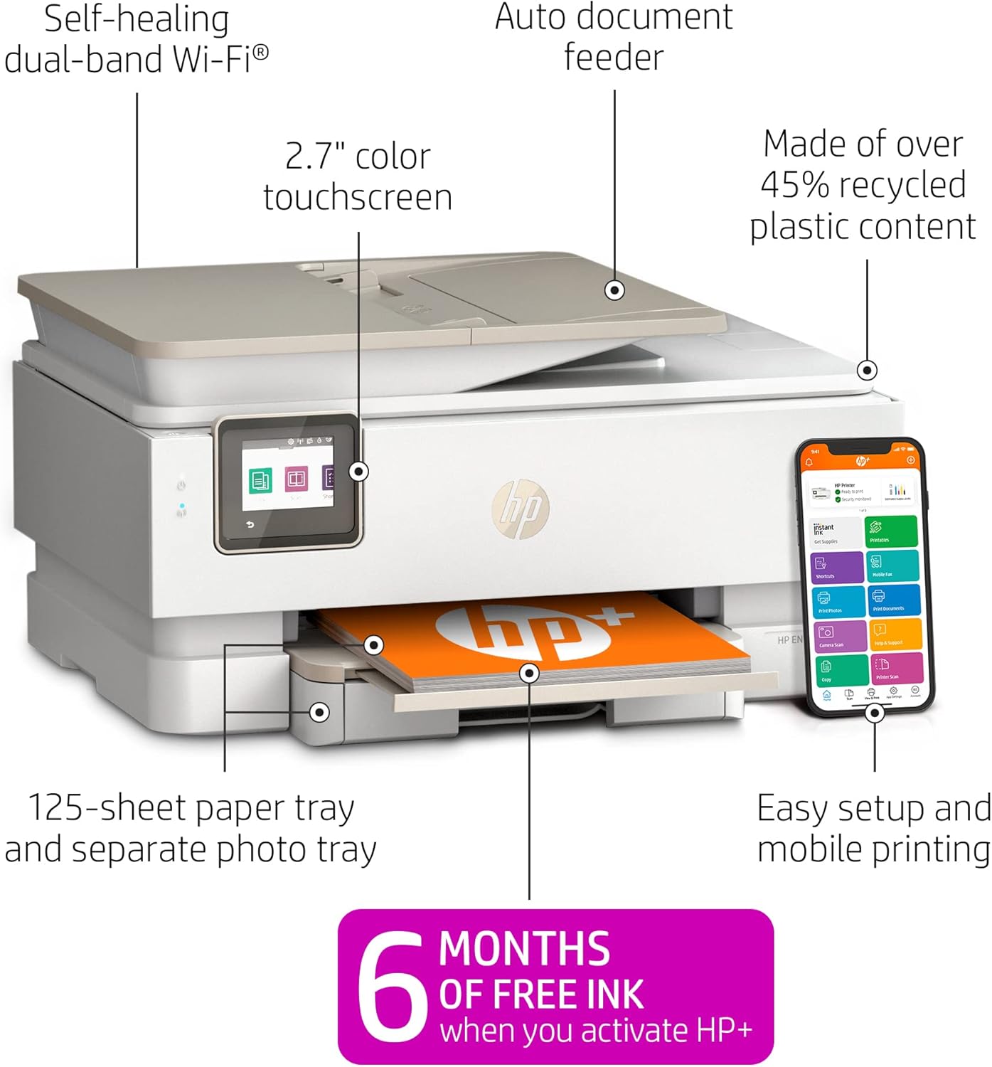 HP ENVY Inspire 7955e Wireless Color Inkjet Printer