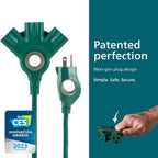Philips SPC3083ZG/37-T1 8 Ft 3 Outlet EZGrip Outdoor Extension