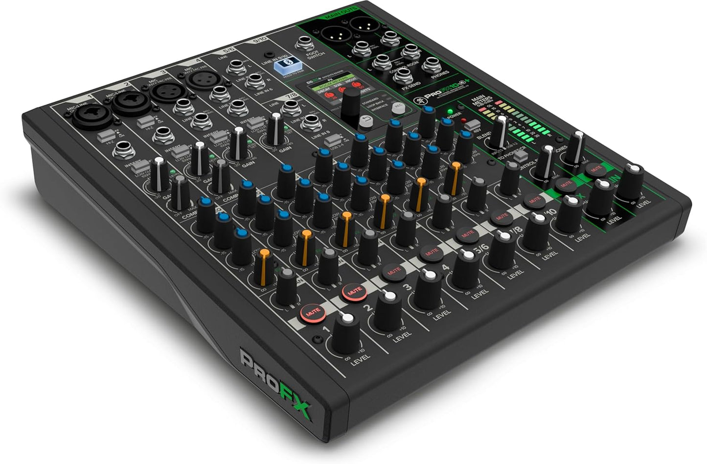 Mackie ProFX10v3+ 10-channel Mixer - USB Audio Interface