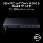 Razer RC21-02280100-R3U1 USB 4 Dock: 14 Ports, Dual 4K 120Hz