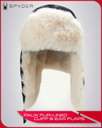 Spyder L QUILTD TRAPPER HAT Women's Faux Fur Ushanka