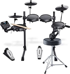Alesis Drums Turbo Mesh Kit - Electric Drum Set Bundle