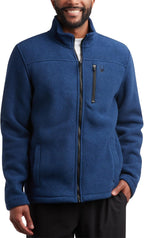 Spyder Brushed Heather Fleece Jacket Midweight Zip