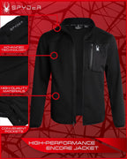 Spyder Encore Fleece Men's Full Zip Jacket Lightweight