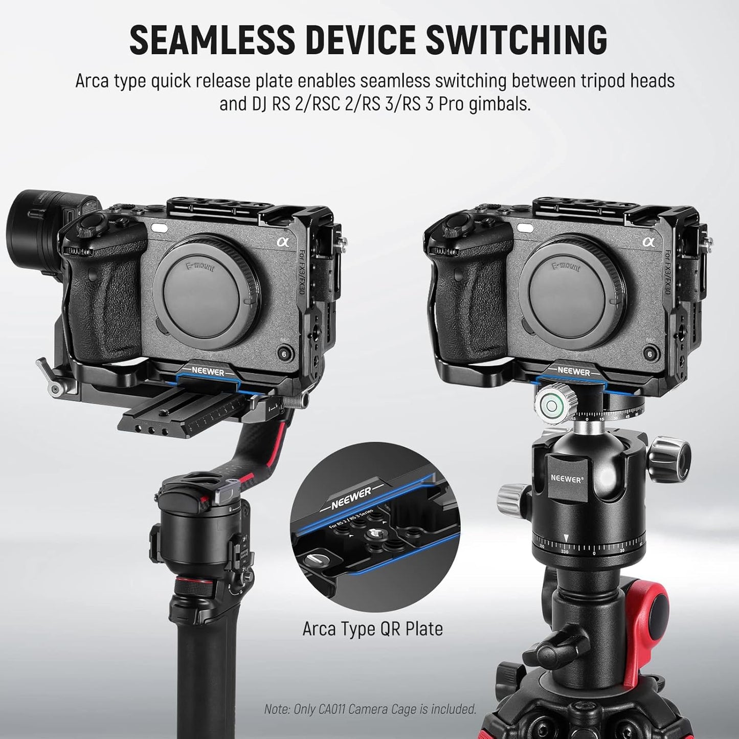 Neewer CA011 FX3 FX30 Camera Cage Rig