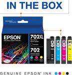 Epson T702XL-BCS DURABrite Ultra Ink High Capacity Combo Pack