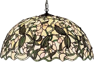 Misc 21 Inch Sweet Pea Pendant: Purple Transitional Metal Lighting — main product image