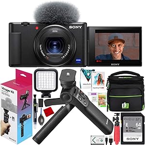 Sony E2SNDCZV1B ZV-1 Creator's Kit - 4K Vlogging Camera