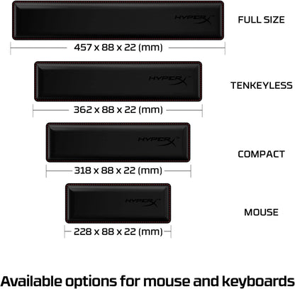 HyperX 4Z7X0AA Compact Cooling Gel Memory Foam Wrist Rest