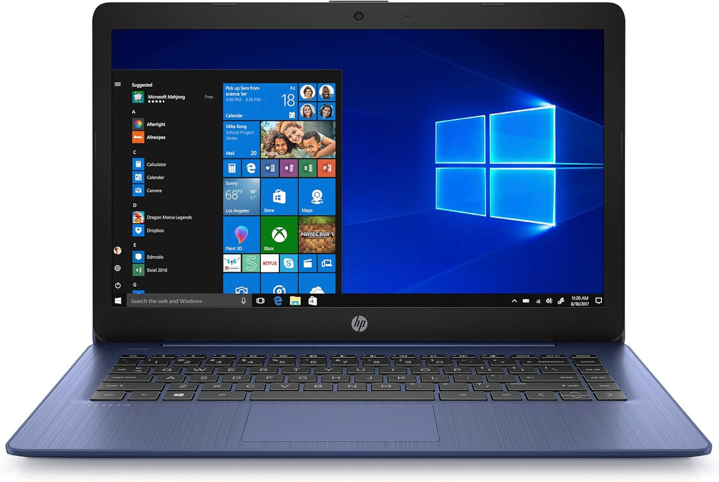 HP HPblackM Stream 14-Inch Celeron HD Laptop Renewed