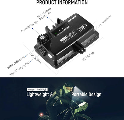 Neewer 10101017 RGB Underwater Diving Light