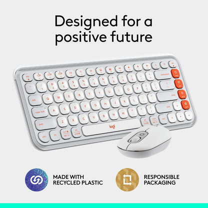 Logitech 920-013104 POP ICON Combo Off-White