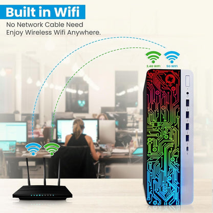 HP ProDesk 600 G3 i5 RGB Desktop PC Renewed