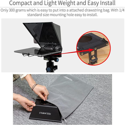 FEELWORLD TP2A 8" Smartphone Tablet Teleprompter