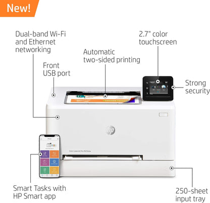HP M255DW Color LaserJet Pro Wireless Printer (Renewed)