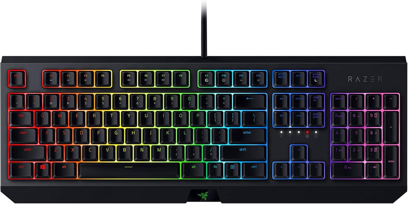 Razer RZ03-02860200-R3U1 BlackWidow Green Switch Gaming Keyboard — main product image