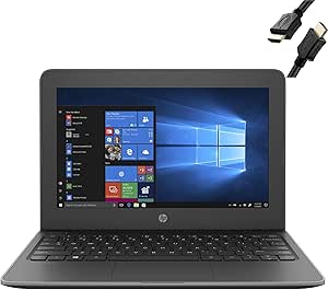 HP 11 Pro G5 Stream 11.6" Celeron Laptop Bundle
