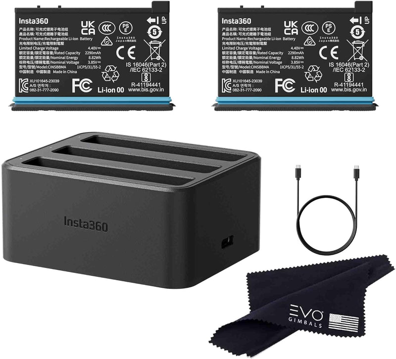 Insta360 X4 Battery only 2290mAh Fast Charger Bundle — main product image
