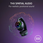 Razer Kraken V4 Wireless Gaming Headset RGB Mic Renewed