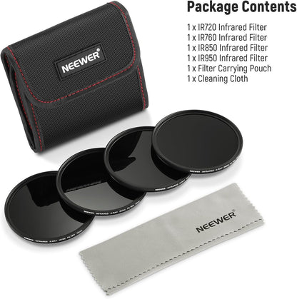 Neewer NW SERIES B 72mm Infrared IR Filter Set