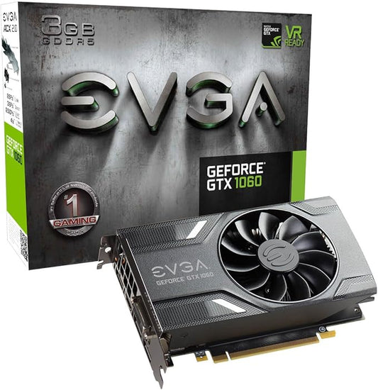 EVGA 03G-P4-6162-KR GTX 1060 3GB SC Gaming Graphics Card