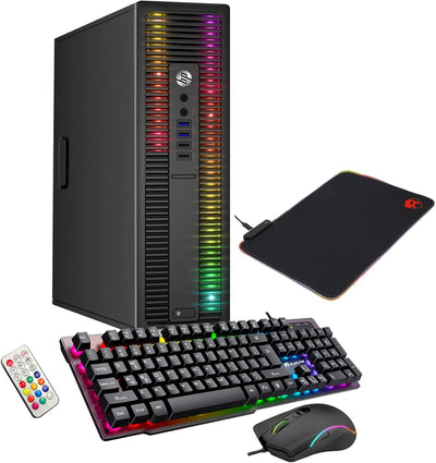 HP ProDesk i5 RGB Gaming PC SSD WiFi (Renewed)