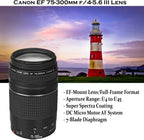 Canon 5169B107 EOS Rebel T7 DSLR 18-55mm & 75-300mm Lens Kit Renewed