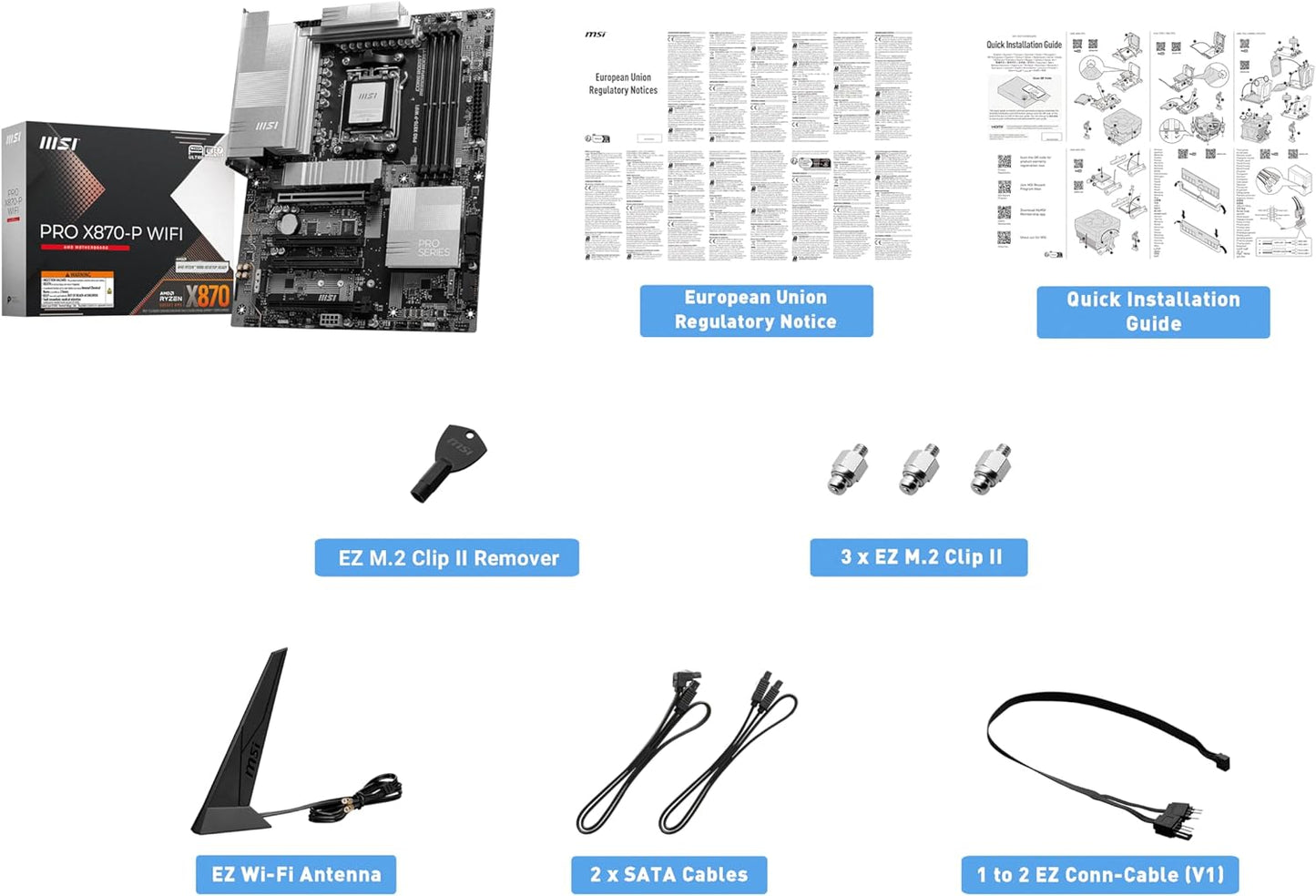 MSI PRO X870-P WiFi ProSeries AMD Motherboard