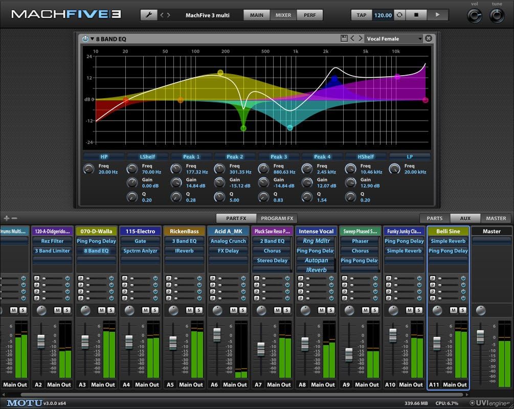 MOTU Machfive 3 Sampler Plug-in Software (iLok Required)