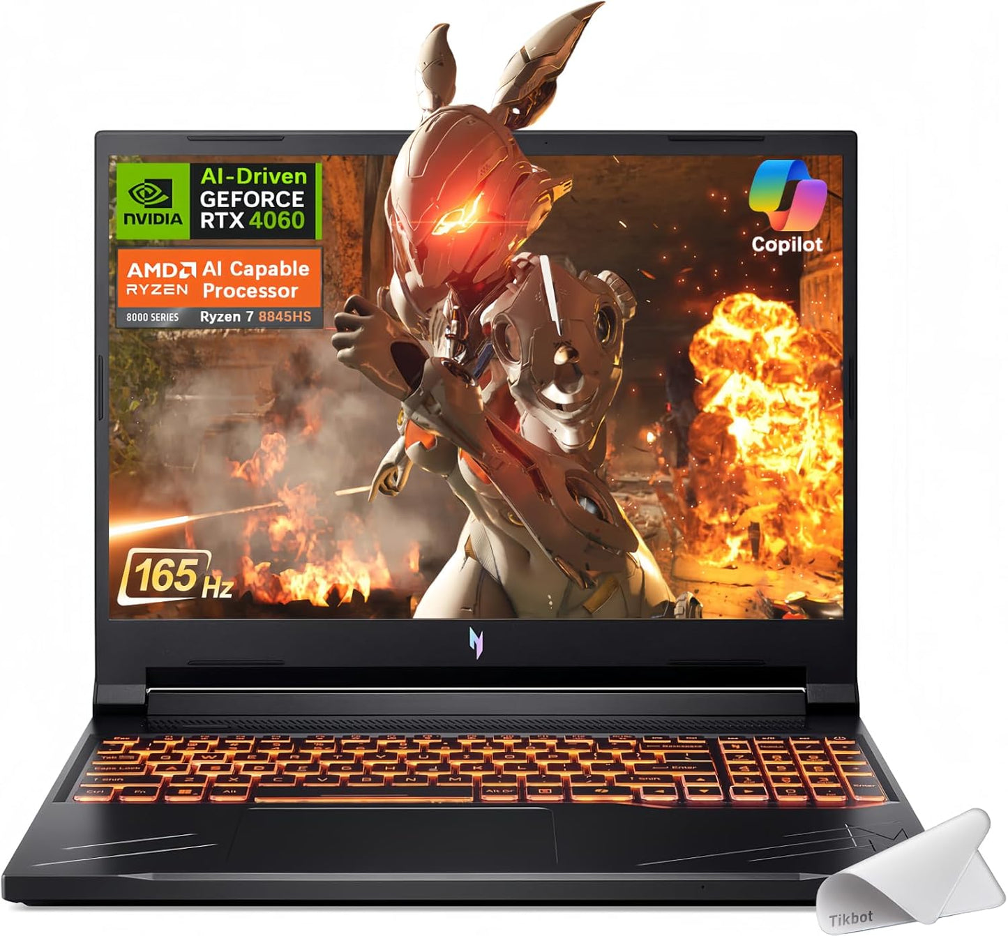 Acer Nitro V Gaming Laptop - 16" 165Hz, RTX 4060, Ryzen 7, 32GB RAM, 1TB SSD