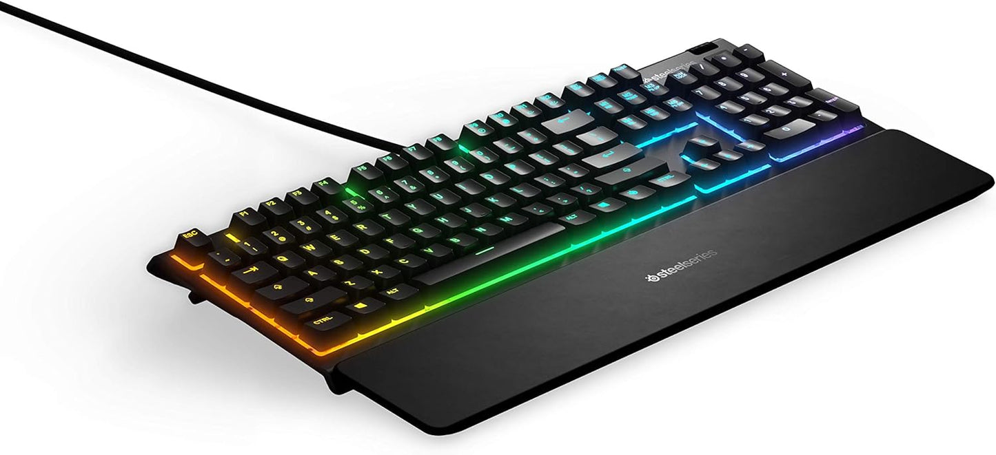 SteelSeries 64812 Apex 3 RGB Gaming Keyboard - Renewed