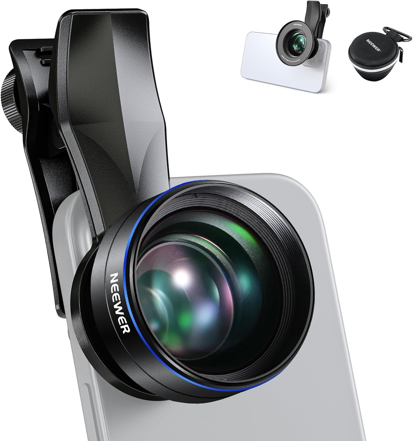 Neewer 10104552 2X Telephoto Lens Phone Clip