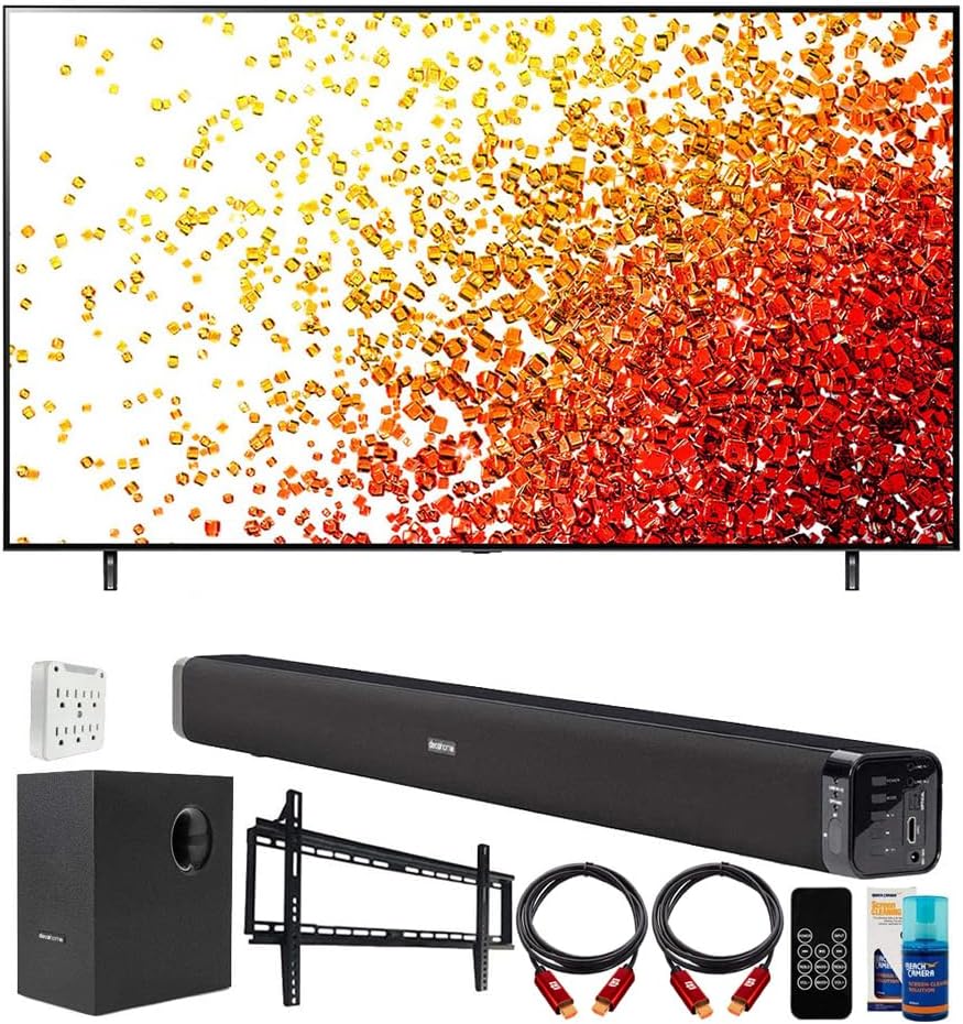 LG E10LG65NANO75UPA 65" 4K NanoCell Smart TV Bundle
