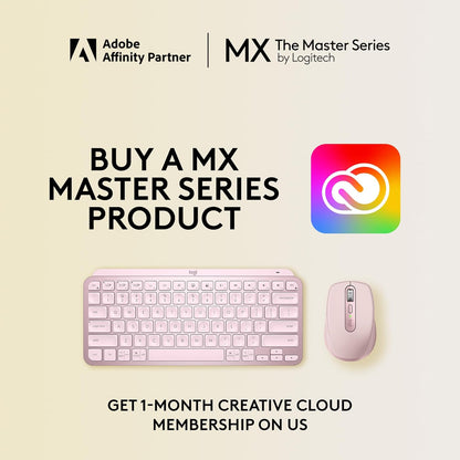 Logitech 910-006927 MX Anywhere 3S Compact Wireless Mouse - Rose