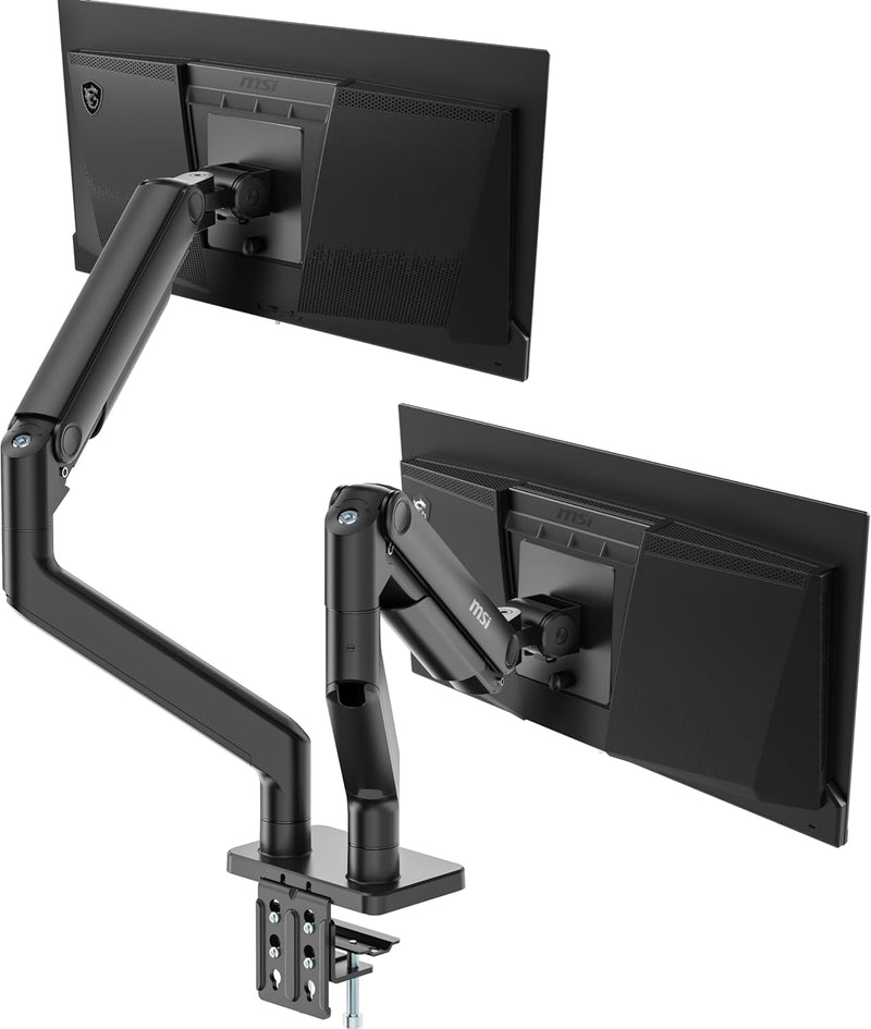 MSI MAG MT201D Heavy Duty Dual Monitor Stand — main product image