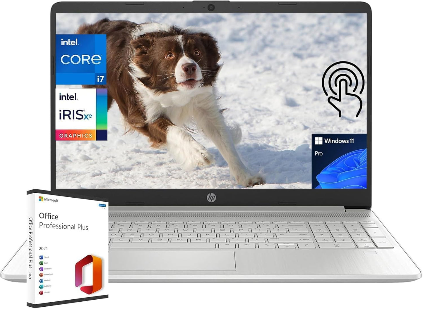 HP 15.6”Touch Screen Laptop i7-1255U 1TB SSD