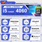 HP TG02-CTO05 Victus RTX 4060 Gaming PC i5-14400F