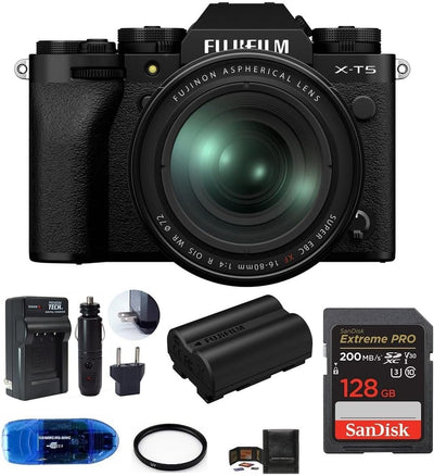 Fujifilm X-T5 Mirrorless Camera 16-80mm Lens Bundle